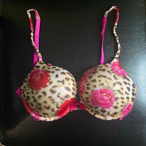 Leopard Print & Floral ~Push-up Bra 💖